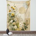 thumbnail image 1 of Ambesonne Floral Eucalyptus Tapestry Wall Hanging, Pastel Abloom, 60"x80", Ivory Sage Green Mustard, 1 of 3