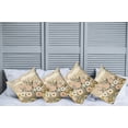 thumbnail image 1 of Ambesonne Floral Eucalyptus Throw Pillow Cover Pack of 4, Boho Nordic Art, 4 Pcs-26" x 16", Blush Eggshell Amber, 1 of 5