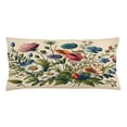 thumbnail image 1 of Ambesonne Floral Eucalyptus Throw Pillow Cushion Cover, Colorful Blossomy, 36" X 16", Champagne and Multicolor, 1 of 2