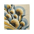 thumbnail image 1 of Ambesonne Floral Eucalyptus Unisex Bandana, Summery Thistles, , Mustard Blue Grey Cream, 1 of 4