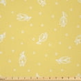 thumbnail image 1 of Ambesonne Floral Fabric by the Yard Microfiber, Soft Tone Small Flowers, 3 Yards, White Pastel Yellow, 1 of 2