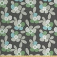 thumbnail image 1 of Ambesonne Floral Fabric by the Yard Upholstery, Abstract Flowers and Leaves, 10 Yards, Grey Pale Sage Green, 1 of 4
