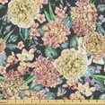 thumbnail image 1 of Ambesonne Floral Fabric by the Yard Upholstery, Blooming Hydrangea Flowers, 2 Yards, Pistachio Green and Soft Pink, 1 of 5