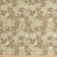 thumbnail image 1 of Ambesonne Floral Fabric by the Yard Upholstery, Daisies Romantic Ornate, 3 Yards, Tan Pink Cream, 1 of 4