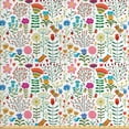thumbnail image 1 of Ambesonne Floral Fabric by the Yard Upholstery, Doodle Forest Habitat, 10 Yards, Multicolor, 1 of 4