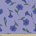 thumbnail image 1 of Ambesonne Floral Fabric by the Yard Upholstery, Layout of Cornflowers, 3 Yards, Blue Persian Blue, 1 of 5
