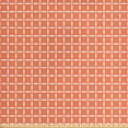 thumbnail image 1 of Ambesonne Floral Fabric by the Yard Upholstery, Modern Flower Petal Tile, 3 Yards, Orange White, 1 of 4