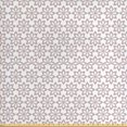 thumbnail image 1 of Ambesonne Floral Fabric by the Yard Upholstery, Monochrome Spring Blooms, 2 Yards, Taupe and White, 1 of 4