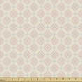 thumbnail image 1 of Ambesonne Floral Fabric by the Yard Upholstery, Shabby Flower Motifs, 1 Yard, Pale Blue Peach Coral, 1 of 5