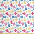 thumbnail image 1 of Ambesonne Floral Fabric by the Yard Upholstery, Sketchy Colorful Daisy, 2 Yards, Multicolor, 1 of 4