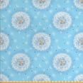 thumbnail image 1 of Ambesonne Floral Fabric by the Yard Upholstery, Spring Romantic Design, 3 Yards, Sky Blue White, 1 of 4