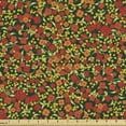 thumbnail image 1 of Ambesonne Floral Fabric by the Yard Upholstery, Spring Season Flourishes, 1 Yard, Dark Green Dark Pink, 1 of 5