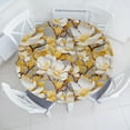 thumbnail image 1 of Ambesonne Floral Fitted Round Tablecloth, Magnolia Flowers Romance, 45"- 56" Diameter, Earth Yellow Redwood, 1 of 5