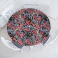 thumbnail image 1 of Ambesonne Floral Fitted Round Tablecloth, Scattered Spring Flowers, 40"- 44" Diameter, Dried Rose and Ceil Blue, 1 of 1