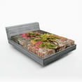 thumbnail image 1 of Ambesonne Floral Fitted Sheet, Flourishing Tree Wall, Full Size, Multicolor, 1 of 3