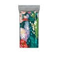 thumbnail image 1 of Ambesonne Floral Fitted Sheet & Pillow Sham Set, Hydrangea and Bell Flowers, Twin, Multicolor, 1 of 3