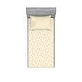 thumbnail image 1 of Ambesonne Floral Fitted Sheet & Pillow Sham Set, Pollination in Springtime, Twin, Cream Coral and Grey, 1 of 2