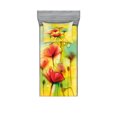 thumbnail image 1 of Ambesonne Floral Fitted Sheet & Pillow Sham Set, Poppy Flowers Blossom, Twinxl, Yellow Red, 1 of 2