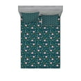 thumbnail image 1 of Ambesonne Floral Fitted Sheet & Pillow Sham Set, Romantic Roses Style, Queen, Multicolor, 1 of 2