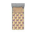 thumbnail image 1 of Ambesonne Floral Fitted Sheet & Pillow Sham Set, Romantical Purple Orchids, Twinxl, Multicolor, 1 of 2