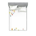 thumbnail image 1 of Ambesonne Floral Fitted Sheet & Pillow Sham Set, Tree Branch Spring Buds, Queen, Multicolor, 1 of 2