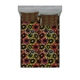 thumbnail image 1 of Ambesonne Floral Fitted Sheet & Pillow Sham Set, Vintage Daisy Sunflower, Full, Multicolor, 1 of 2
