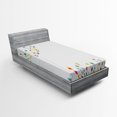 thumbnail image 1 of Ambesonne Floral Fitted Sheet, Tree Branch Spring Buds, Twin XL Size, Multicolor, 1 of 2