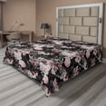 thumbnail image 1 of Ambesonne Floral Flat Bedding Sheet Soft Top Sheet, Art Secret Peony Hydrengea, Queen, Jade Green Pale Mauve, 1 of 1