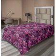 thumbnail image 1 of Ambesonne Floral Flat Bedding Sheet Soft Top Sheet, Magic Dream Pinkish Bouquet, Twin, Purple Lavender and Rose, 1 of 1
