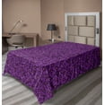 thumbnail image 1 of Ambesonne Floral Flat Sheet, Blooming Lilac Composition, TwinXL Size, Purple and Marigold, 1 of 1
