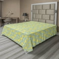 thumbnail image 1 of Ambesonne Floral Flat Sheet, Botanical Dandelion, Queen Size, Pale Green Off White, 1 of 1