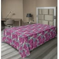 thumbnail image 1 of Ambesonne Floral Flat Sheet, Close up Roses and Flowers, Twin Size, Champagne Pink, 1 of 1