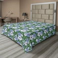thumbnail image 1 of Ambesonne Floral Flat Sheet, Colored Meadow Flowers, Full Size, Fern Green and Multicolor, 1 of 1