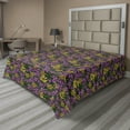 thumbnail image 1 of Ambesonne Floral Flat Sheet, Colorful Lilies Garden Art, King Size, Multicolor, 1 of 1