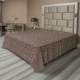 thumbnail image 1 of Ambesonne Floral Flat Sheet, Colorful Paisley Ornaments, Queen Size, Multicolor, 1 of 1
