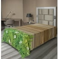thumbnail image 1 of Ambesonne Floral Flat Sheet, Daisy Flower Garden, Twin Size, Green Brown, 1 of 1