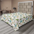 thumbnail image 1 of Ambesonne Floral Flat Sheet, Doodle Dandelions Boho, Queen Size, Multicolor, 1 of 1