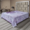 thumbnail image 1 of Ambesonne Floral Flat Sheet, Flower Romance, Full Size, Lilac, 1 of 1