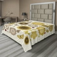 thumbnail image 1 of Ambesonne Floral Flat Sheet, Garden Vintage Feels, King Size, Champagne Multicolor, 1 of 1