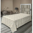 thumbnail image 1 of Ambesonne Floral Flat Sheet, Lily Daisy Forest Blooms, Twin Size, Multicolor, 1 of 1