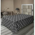 thumbnail image 1 of Ambesonne Floral Flat Sheet, Neutral Pattern Petal Square, TwinXL Size, Grey Pale Grey and White, 1 of 1