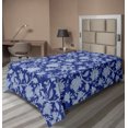 thumbnail image 1 of Ambesonne Floral Flat Sheet, Paisley Pattern Ottoman Art, Twin Size, Royal Blue, 1 of 1