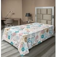 thumbnail image 1 of Ambesonne Floral Flat Sheet, Pastel Daisies, TwinXL Size, Multicolor, 1 of 1