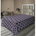 thumbnail image 1 of Ambesonne Floral Flat Sheet, Romantic Abstract Look, Twin Size, Purple Purple, 1 of 1
