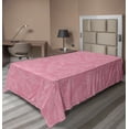 thumbnail image 1 of Ambesonne Floral Flat Sheet, Thin Lines Peonies Graphic, Twin Size, Pastel Pink and White, 1 of 1