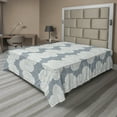 thumbnail image 1 of Ambesonne Floral Flat Sheet, Tone Rose Silhouettes, California King, Blue Grey Grey, 1 of 1