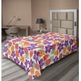 thumbnail image 1 of Ambesonne Floral Flat Sheet, Tropical Hawaii Hibiscus, TwinXL Size, Multicolor, 1 of 1