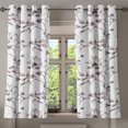 thumbnail image 1 of Ambesonne Floral Grommet Curtain, Aquarelle Spring Flowers Art, 50"x63", Eggshell Warm Taupe, 1 of 5