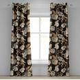 thumbnail image 1 of Ambesonne Floral Grommet Curtain, Nature Botanical Bird Flower, 50"x84", Eggshell Ceil Blue, 1 of 5