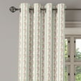 thumbnail image 1 of Ambesonne Floral Grommet Curtain Single Panel, Flower Roses Buds Swirls, 50"x60", Pale Pink Blue and Green, 1 of 5